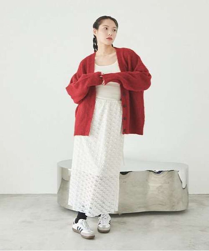 Knit Cardigan,Beige, medium image number 10