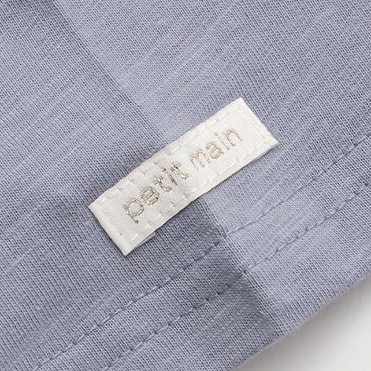 [Cool Touch] Ocean Embroidery Short Sleeve T-Shirt,Salmon pink, large image number 7