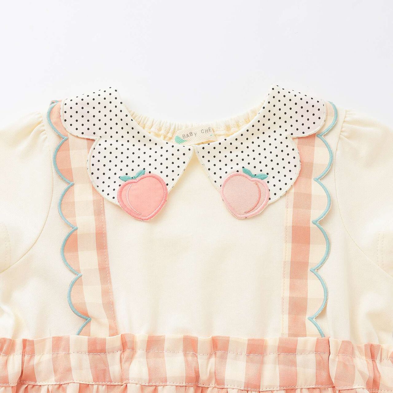 Peach One-Piece Dress,Light green, large image number 2