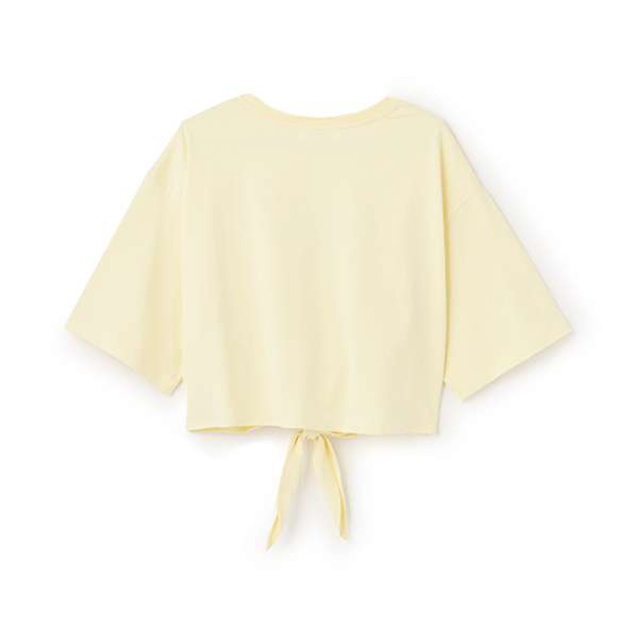 Front Tie Logo T-Shirt,White, large image number 1