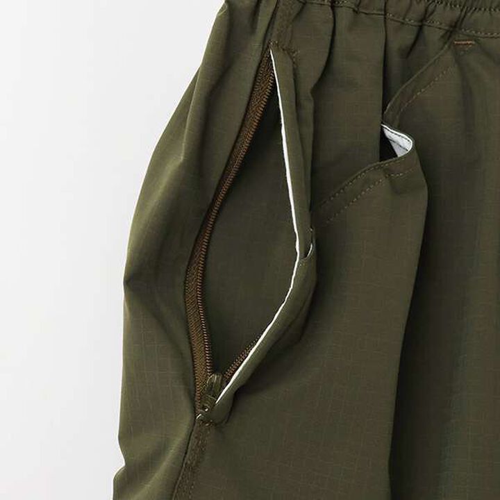 [Easycare] Poly Lip Half Cargo Pants,Khaki, medium image number 5