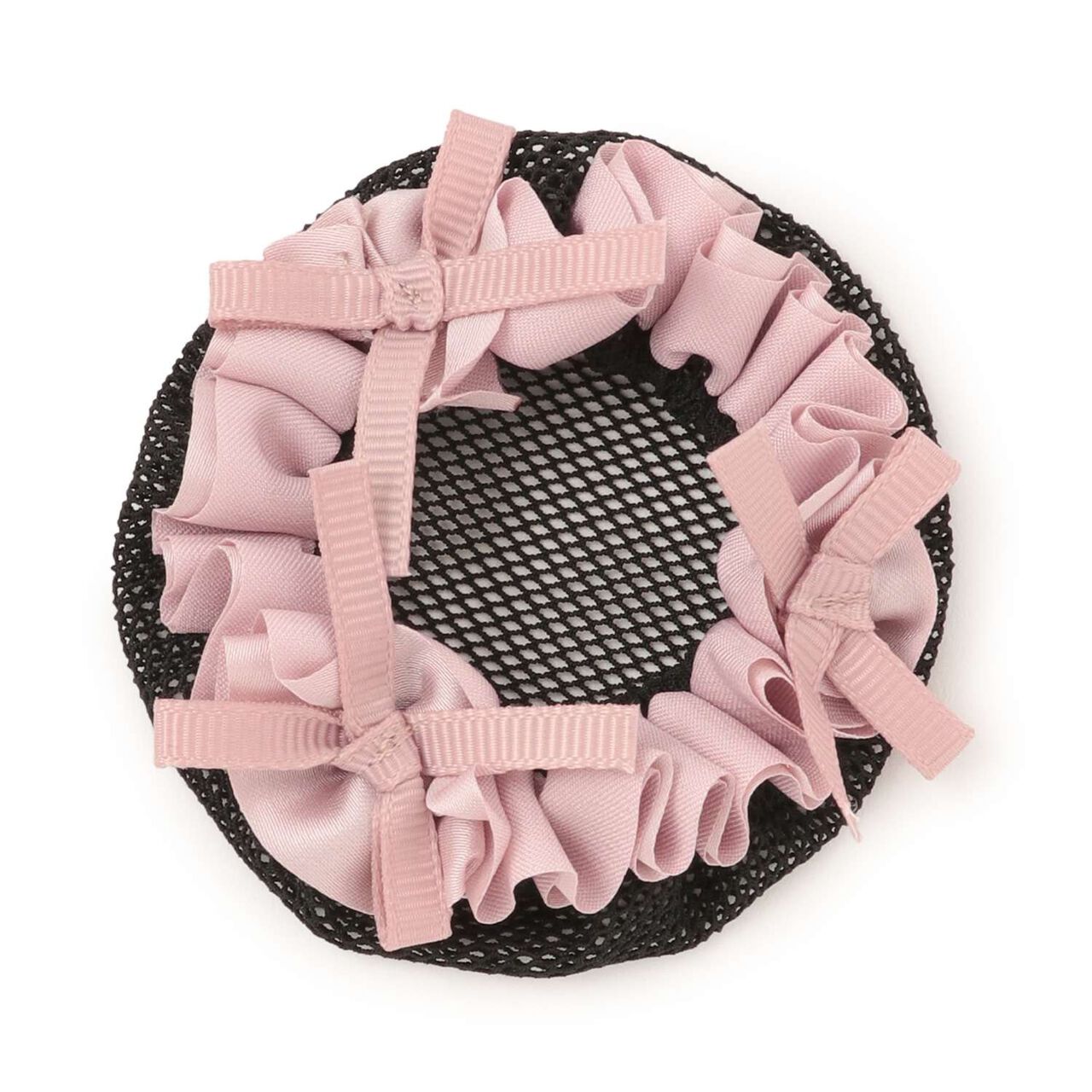 Ballet Petit Ribbon Bun Net,Light pink, large image number 0