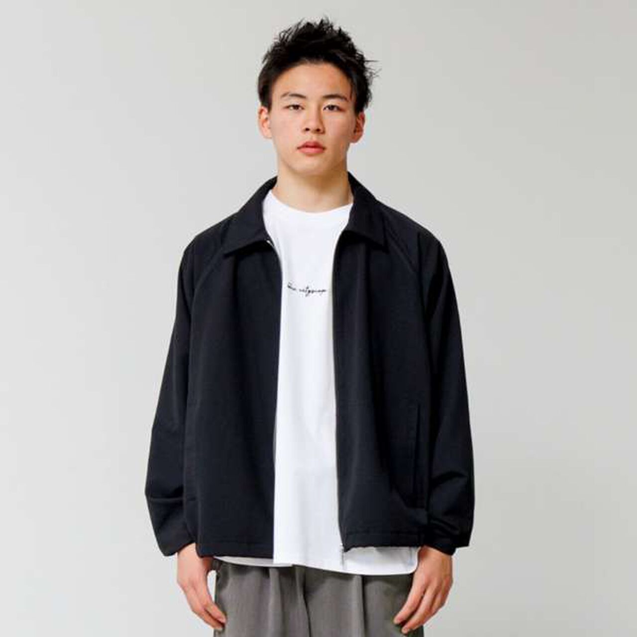 [Set Up Compatible] Clean Shirt Jacket,Black, large image number 0