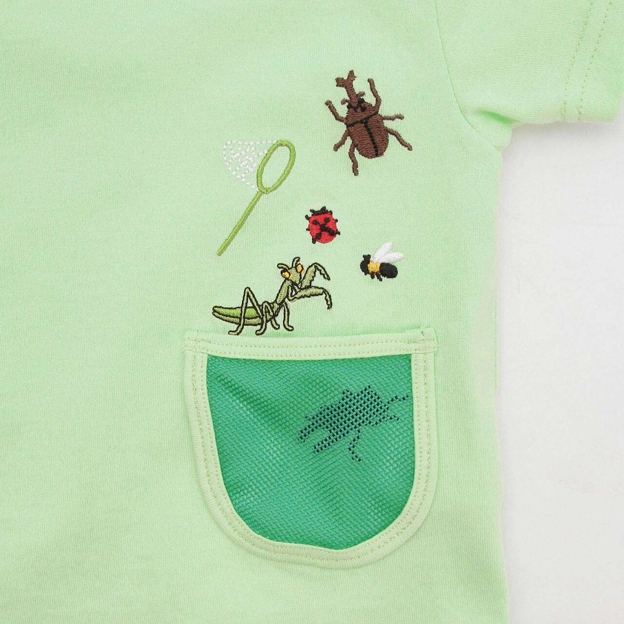 [Restock of Popular Item] Insect Pocket Short Sleeve T-Shirt,Light green, large image number 5