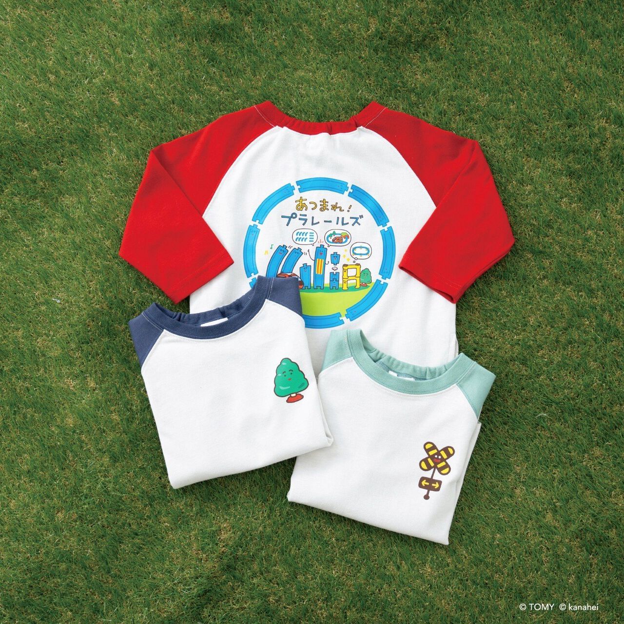 Gather! Plarails - Rails Jokers / One-Point Raglan T-Shirt,Navy, large image number 17