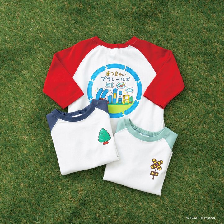 Gather! Plarails - Rails Jokers / One-Point Raglan T-Shirt,Navy, medium image number 17