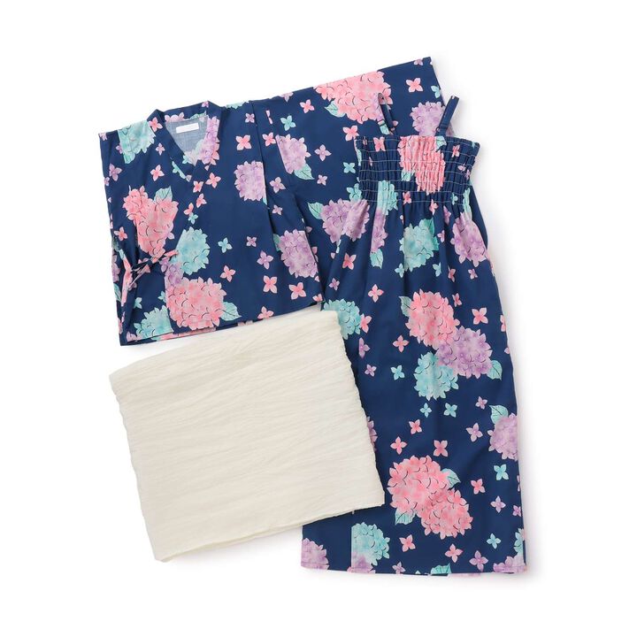 [Yukata] One-Piece Yukata Dress,Pearl white, medium image number 16