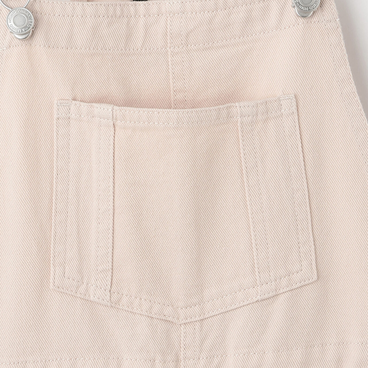 Damage Loose Overalls,Off white, large image number 6