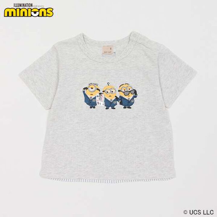 Minion Back Contrast T-Shirt,Navy, medium image number 14