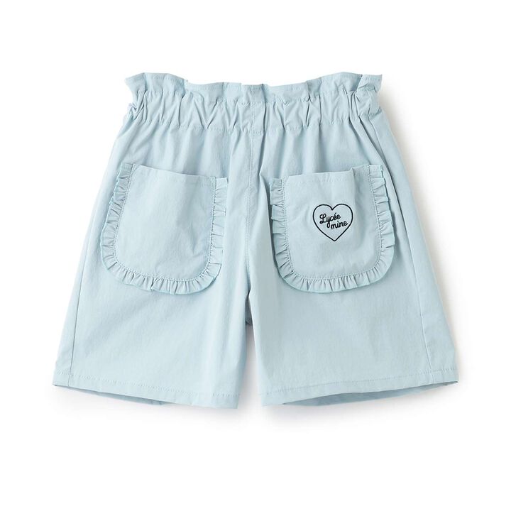 [Land and Water Use] Frill Pocket Shorts for Girls [Kids' Clothing],Red, medium image number 5