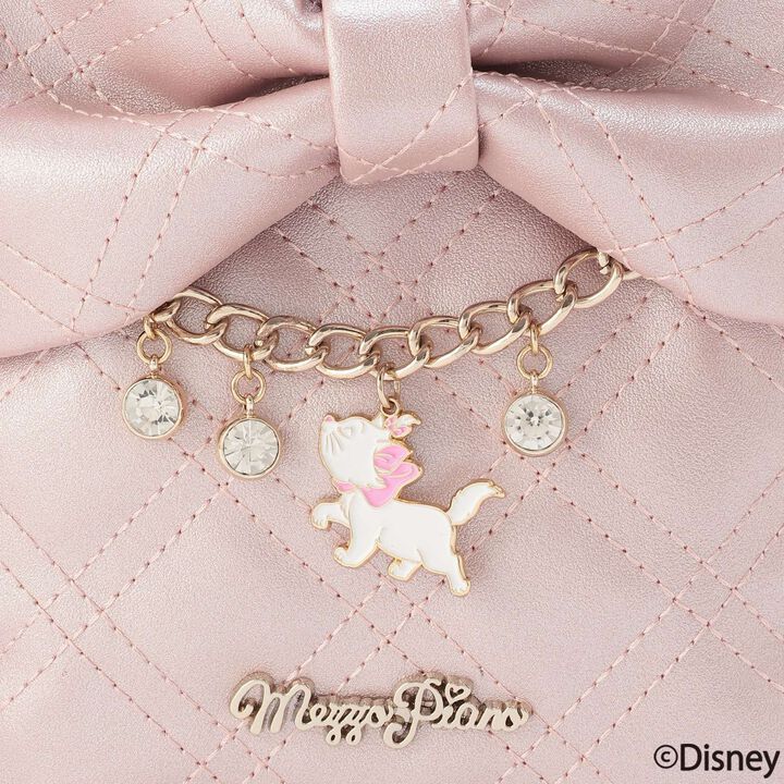 [Disney Marie] Ribbon Mini Shoulder Bag,Pink, medium image number 2