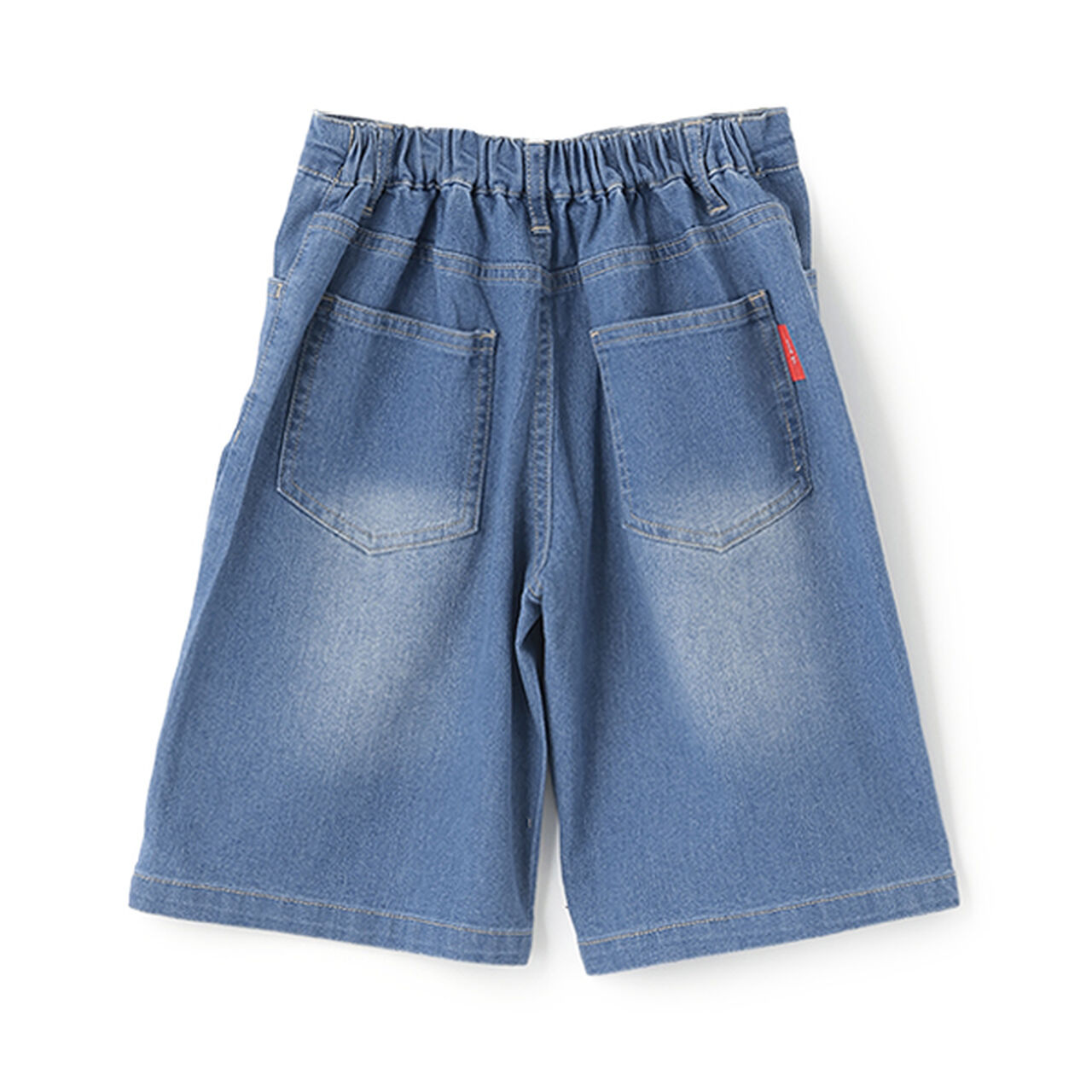 Denim Bermuda Shorts,Blue, large image number 3