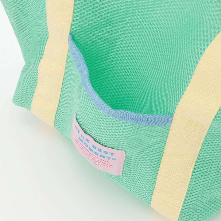 Mesh Colorful Tote Bag [Kids' Clothing] [Girls],Light green, medium image number 5