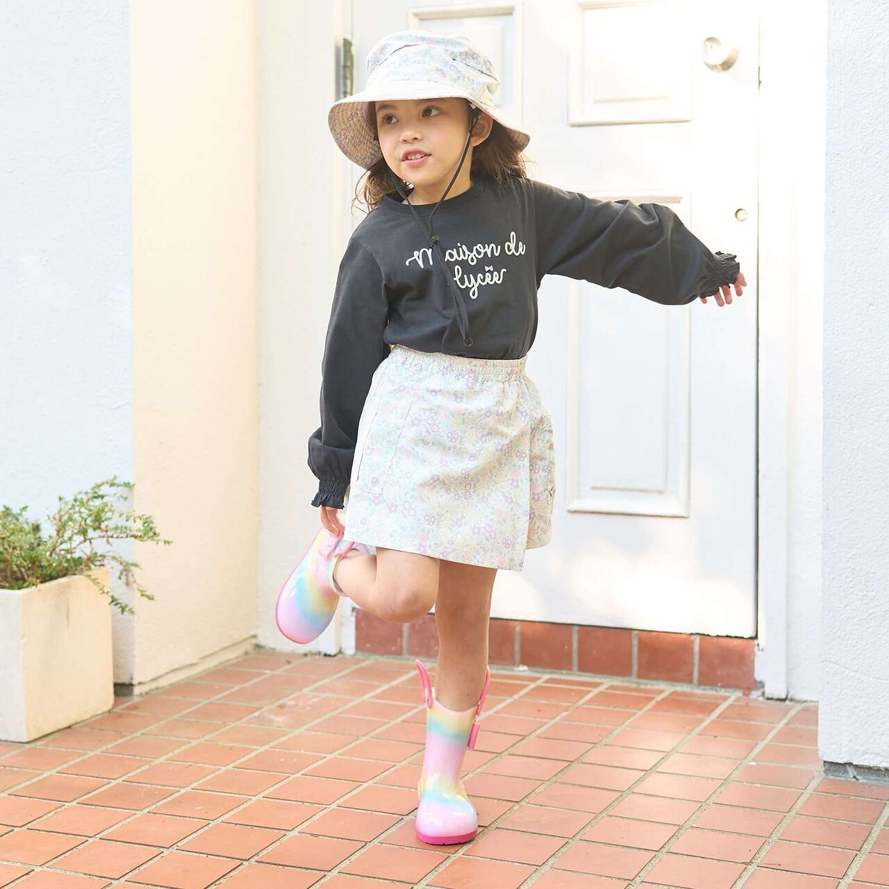 Rainbow Rain Shoes,Rainbow, large image number 10