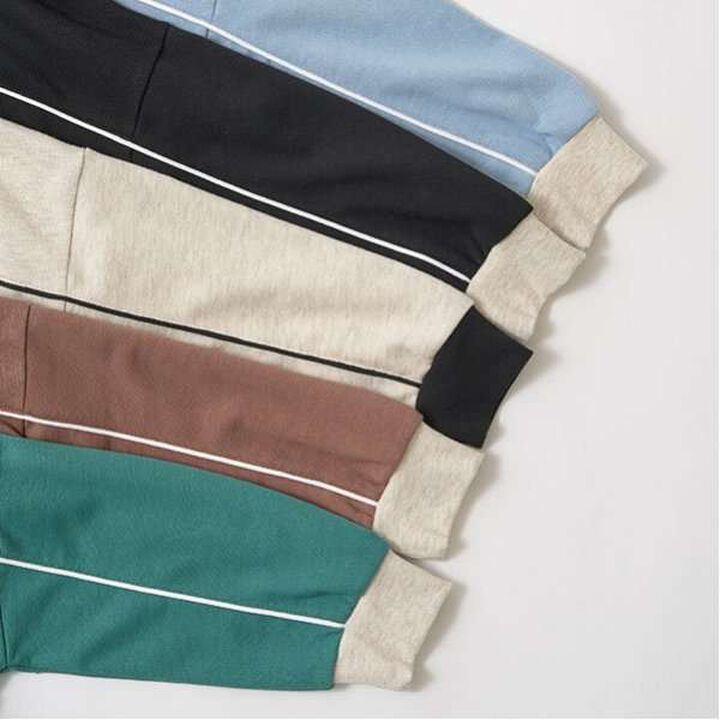 Pilling-Resistant Bi-Color Sweatshirt,Milky white, medium image number 15