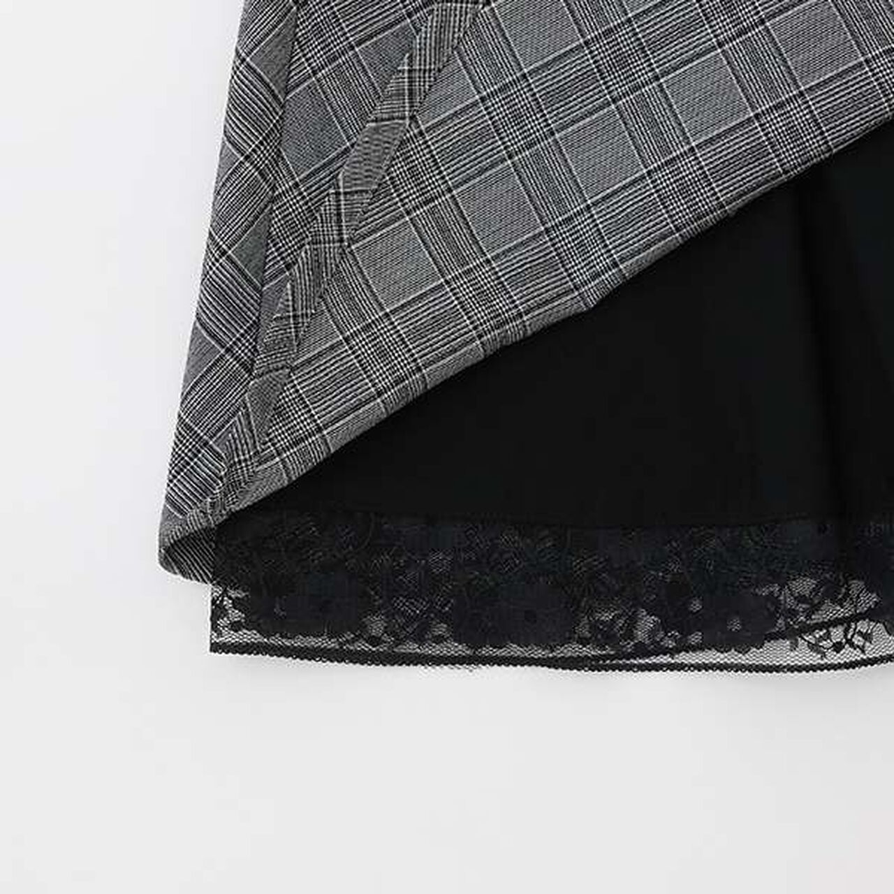 Lace Hem Culottes,Off white, large image number 7