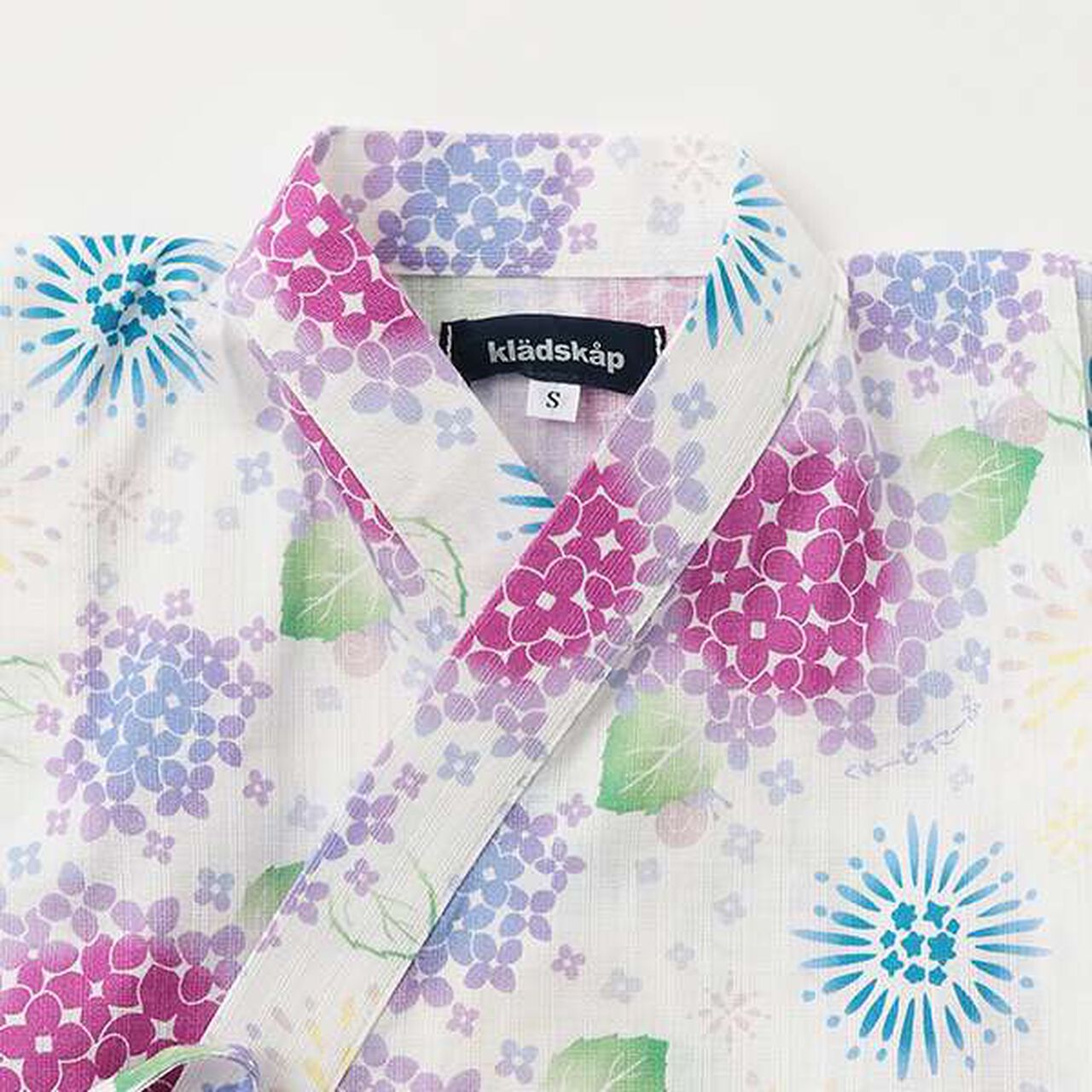 Hydrangea Pattern Jinbei,Off white, large image number 6