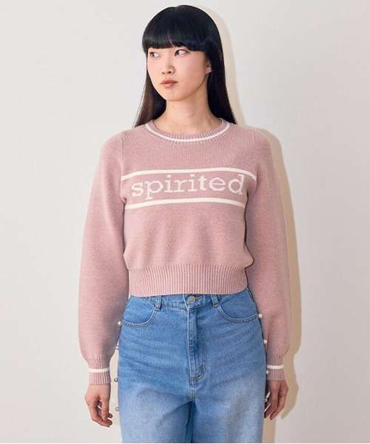 Line Logo Jacquard Knitwear,Black, medium image number 14