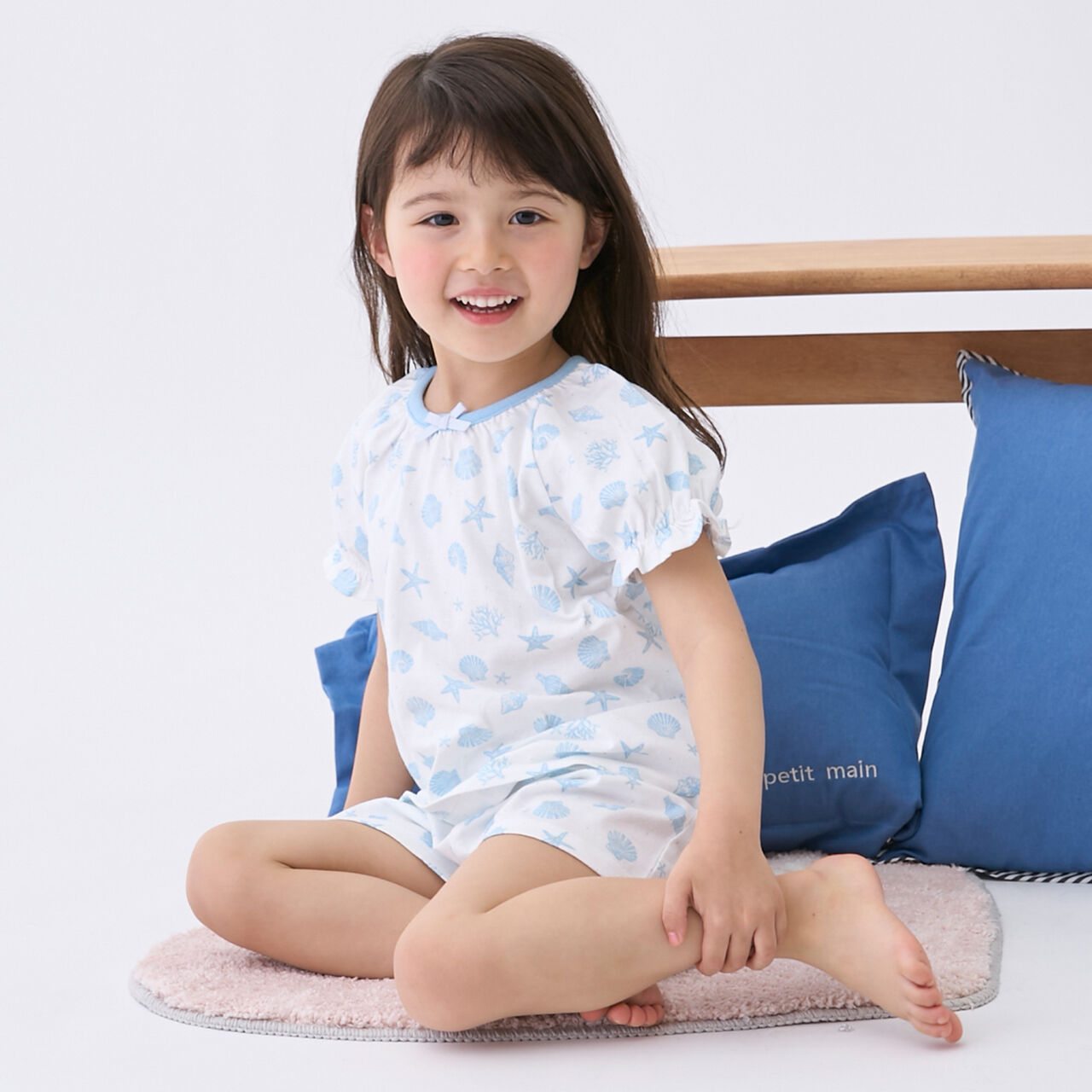 GIRLS Short-Sleeve Pajamas,Red, large image number 1