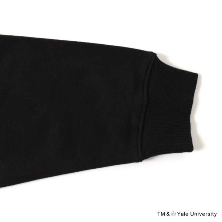 [YALE] Front Football Logo Print Sweatshirt,Navy, medium image number 5