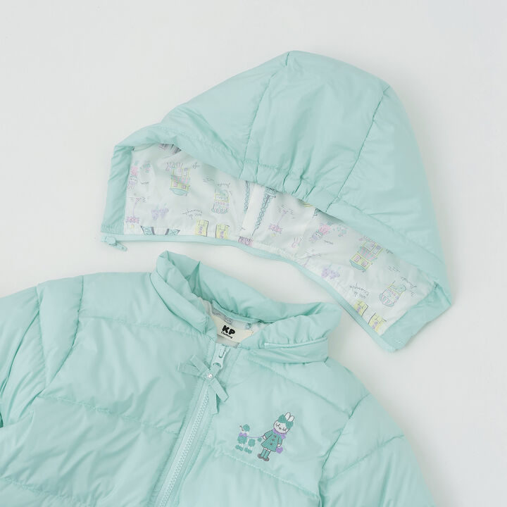 [Water-Repellent Finish] Solona Functional Padded Coat,Pink, medium image number 4
