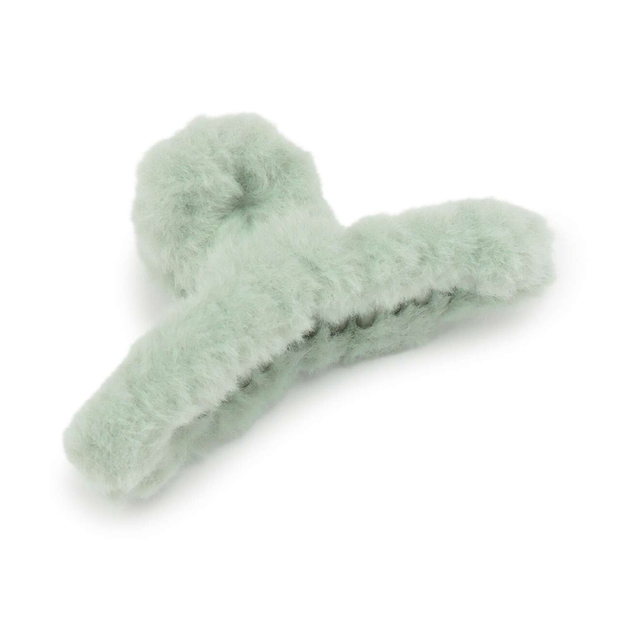 Fur Buns Clip,Off white, large image number 1