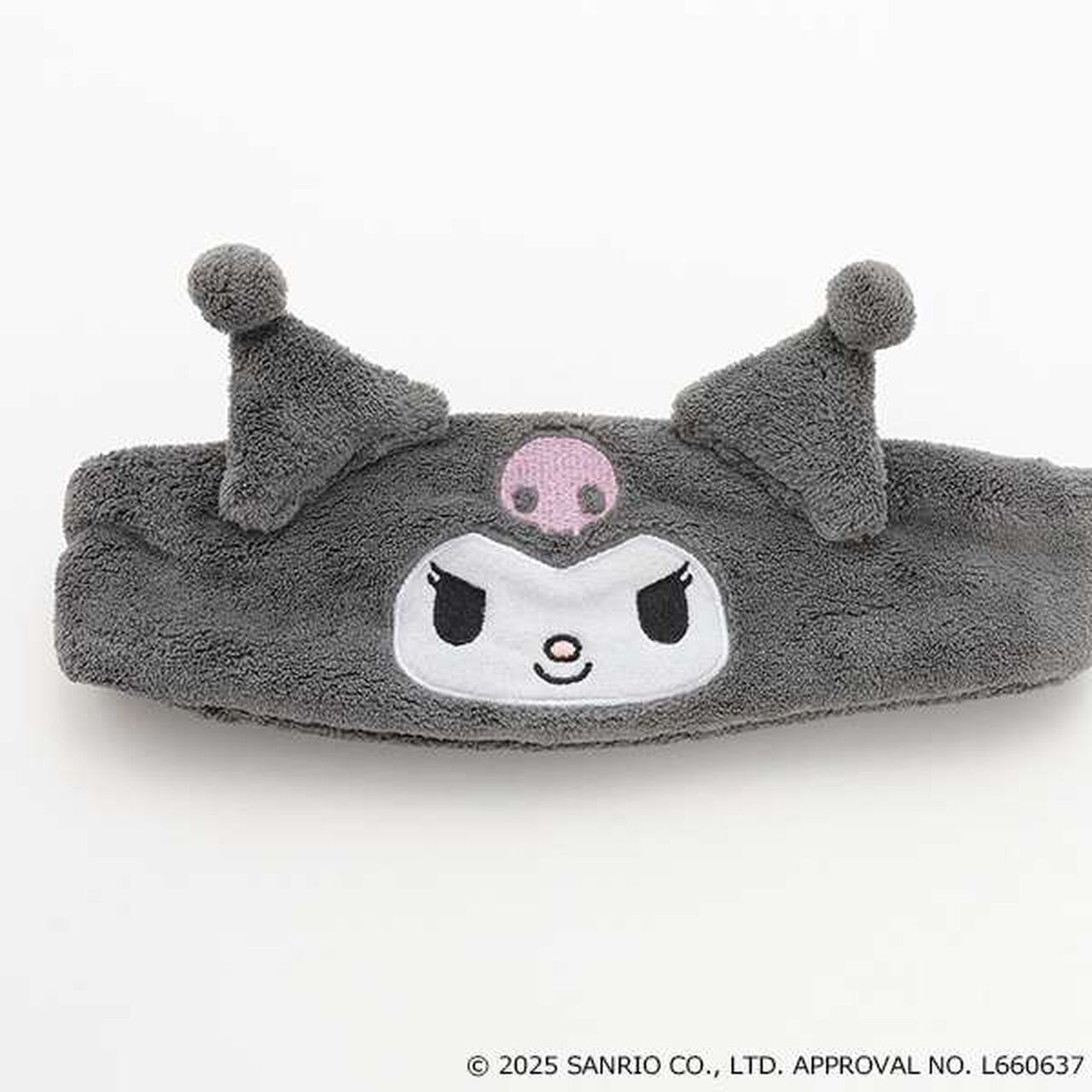 [My Melody & Kuromi] Plush Headband,Gray, large image number 4