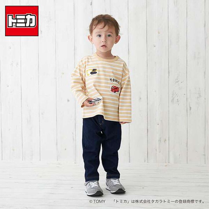 TOMICA Appliqu&eacute; Long Sleeve T-Shirt,Yellow, medium image number 14