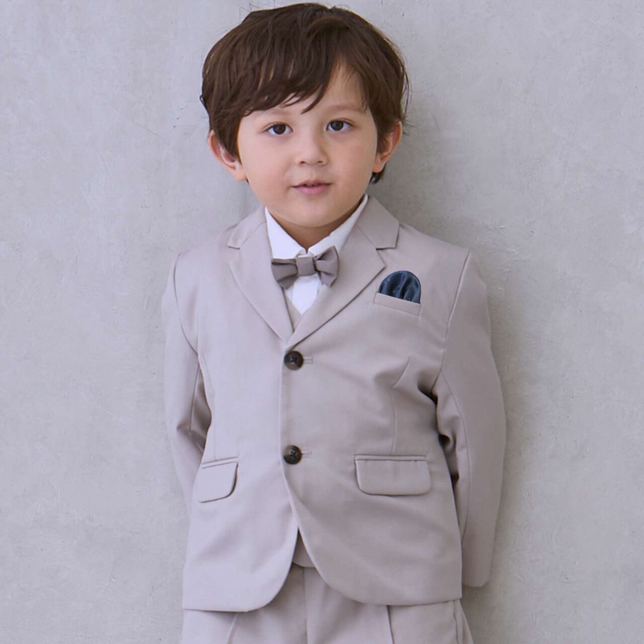 Semi-Formal JK + Half Pants Set,Charcoal gray, large image number 1