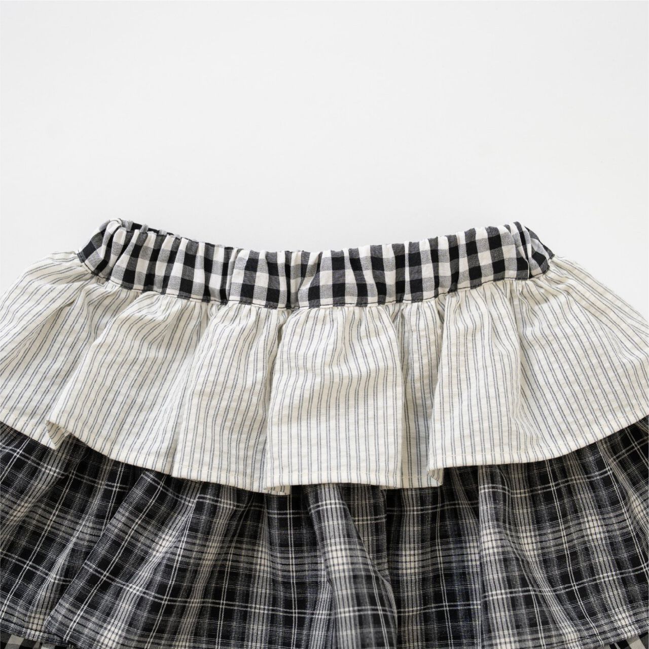 Peplum Frill Skirt with Inner Shorts,Beige, large image number 8