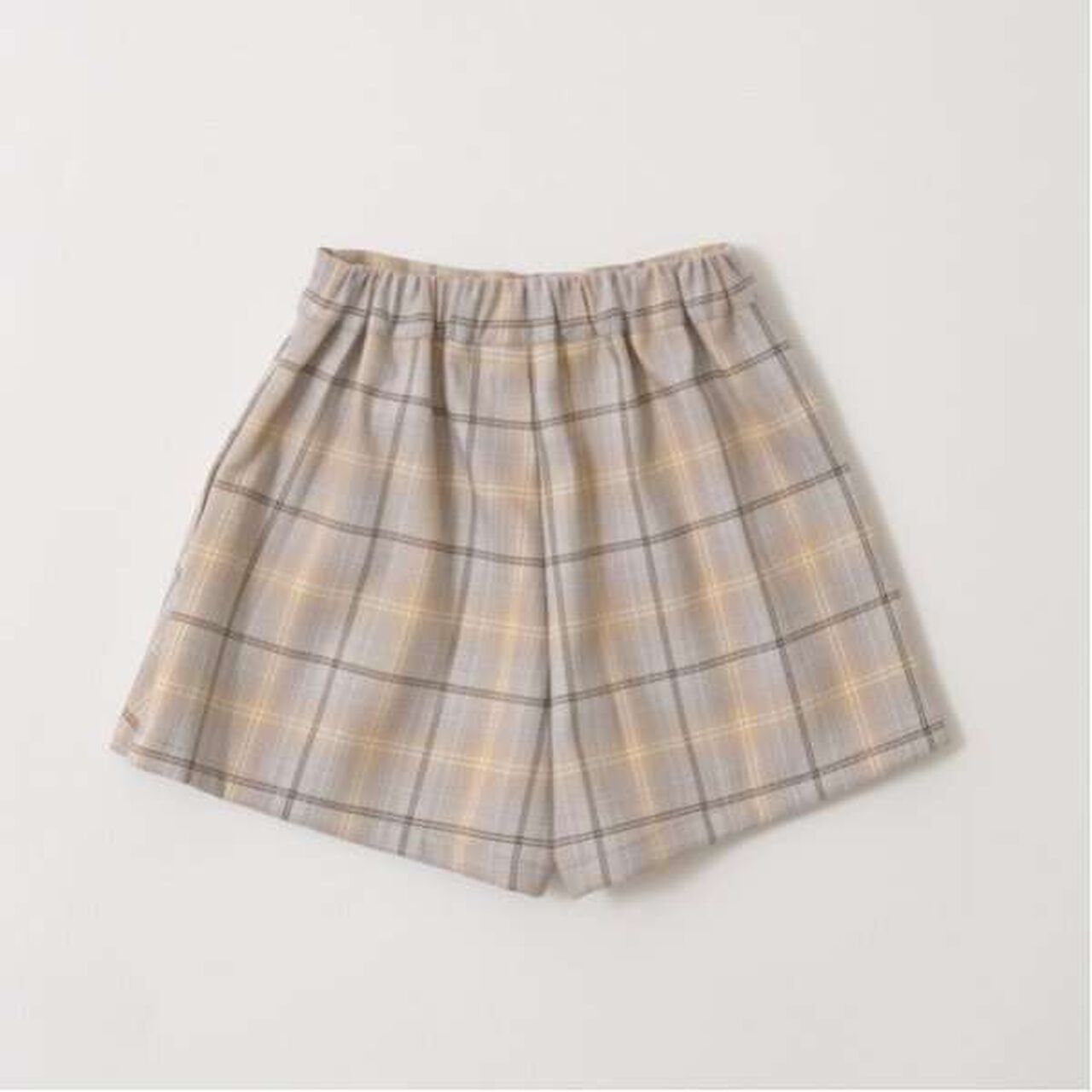 Tuck Pleated Skirt-Pants,Light gray, large image number 13