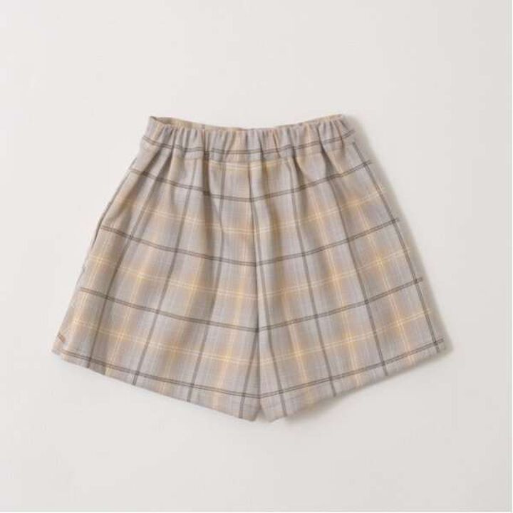 Tuck Pleated Skirt-Pants,Light gray, medium image number 13