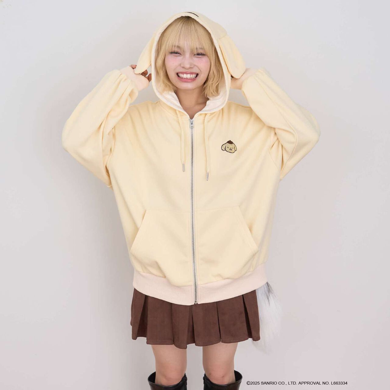 Sanrio Characters Roleplay Hoodie,Off white, large image number 10