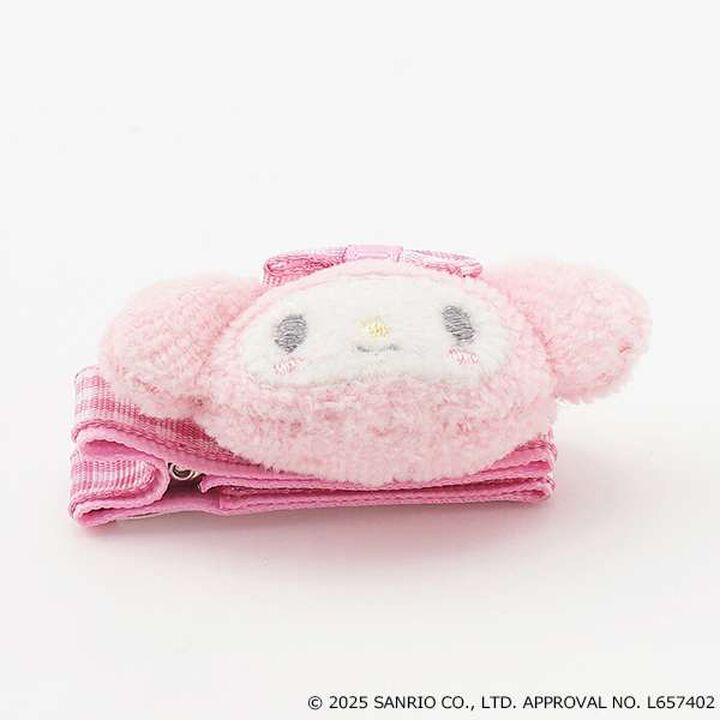 [My Melody & Cinnamoroll] Motif Hair Clip,Sax blue, medium image number 2