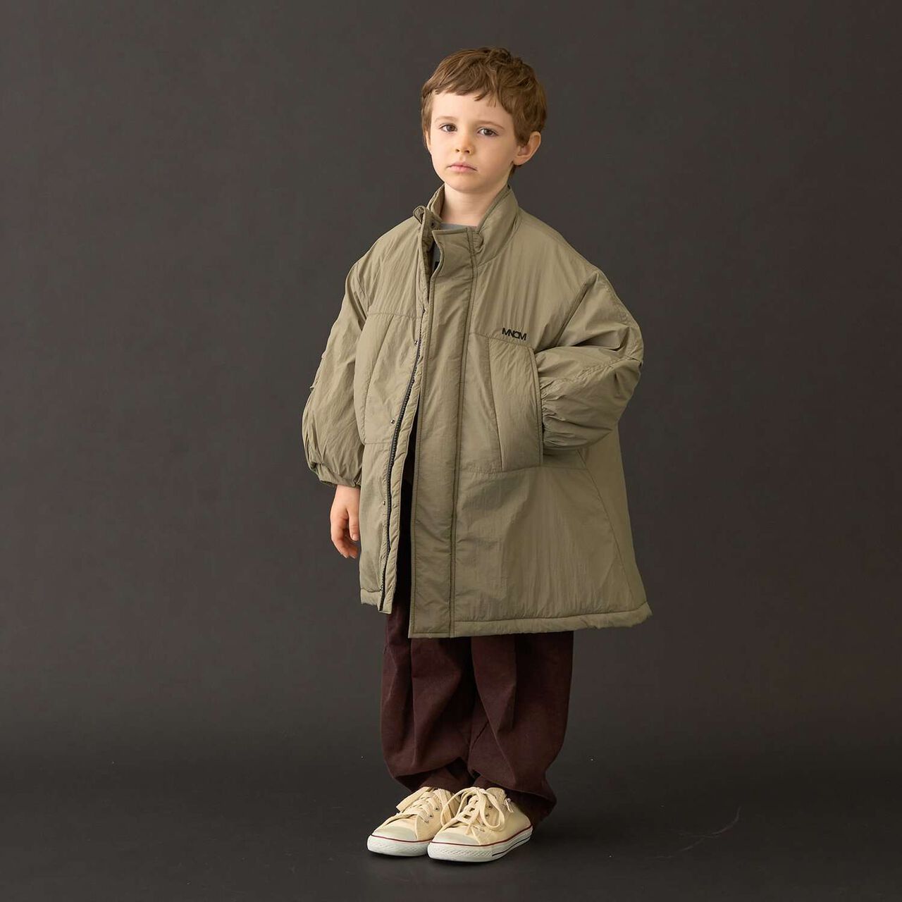 [MNCM] Monster Coat,Greige, large image number 18