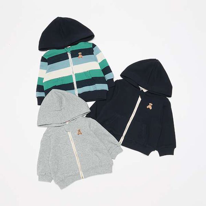 [POLO BCS] Zip-Up Parka (Baby Size),Navy, medium image number 8