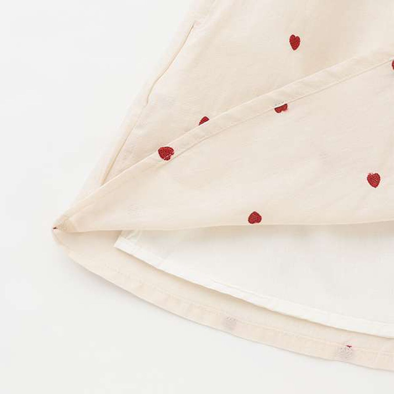 [Link] Heart Embroidery One-Piece Dress (Kids Size),Light pink, large image number 13