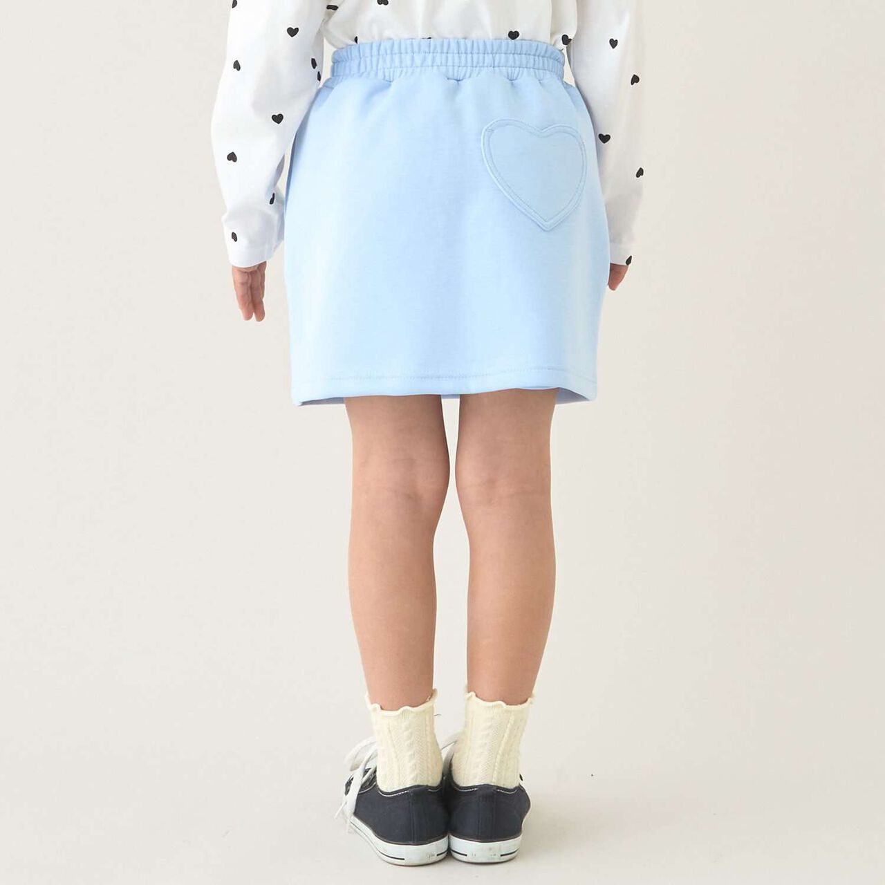 [School-Ready] Puff Sweat Skirt (with Shorts),Ivory, large image number 19