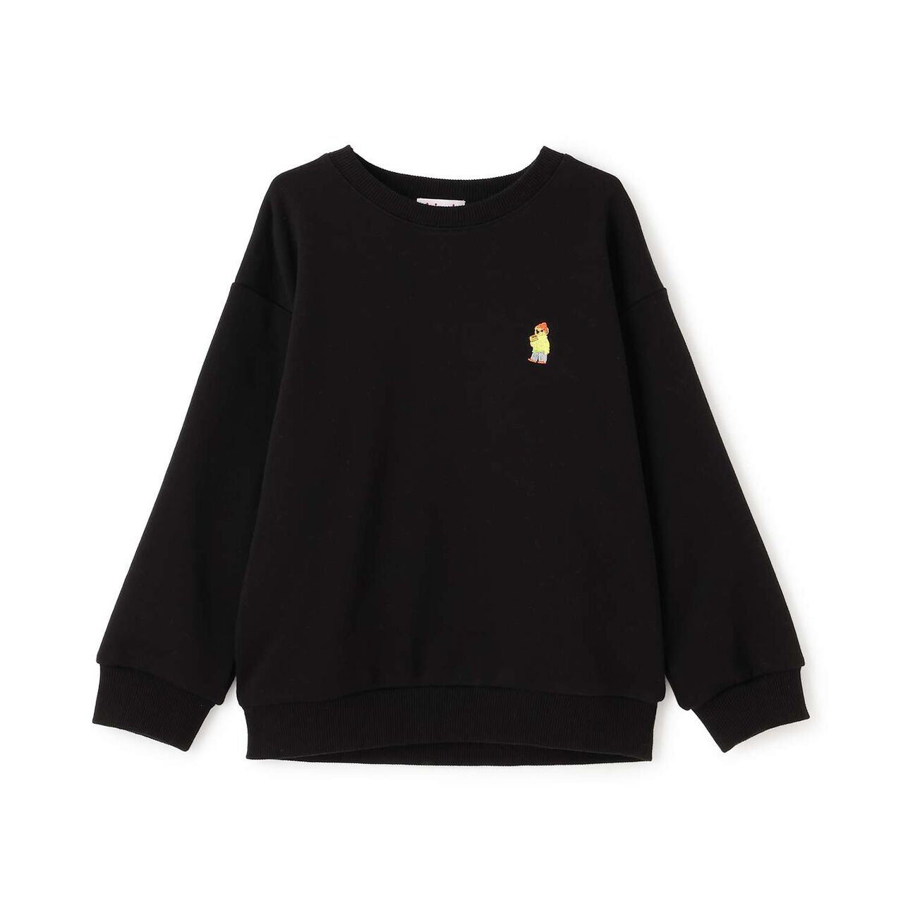 Bear Embroidery Fleece Sweatshirt,Blue, large image number 12