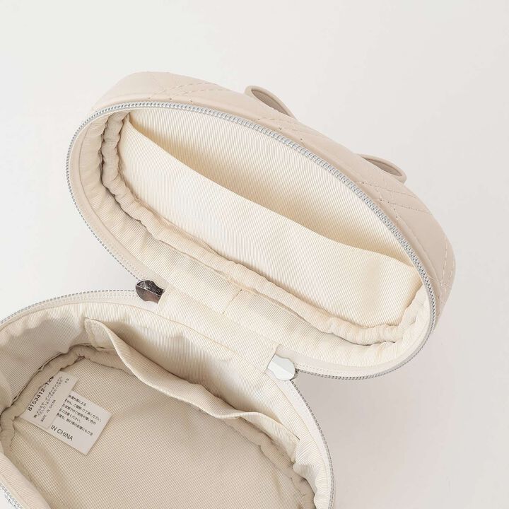 Glitter Ribbon Vanity Shoulder Bag,Ivory, medium image number 8