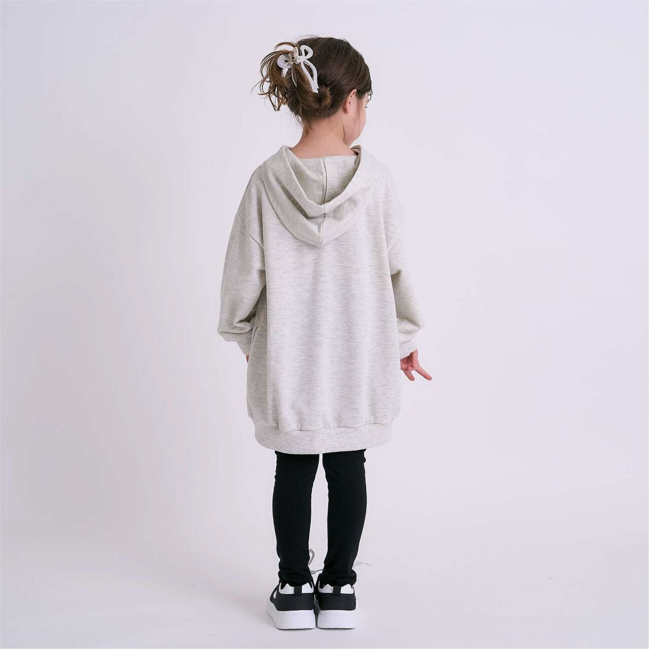 Quick-Dry Parka One-Piece Dress,Charcoal gray, large image number 6