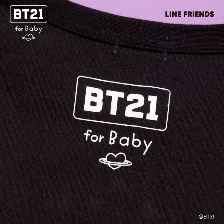 [BT21] Print & Embroidery Short Sleeve T-Shirt (Adult),White, medium image number 14