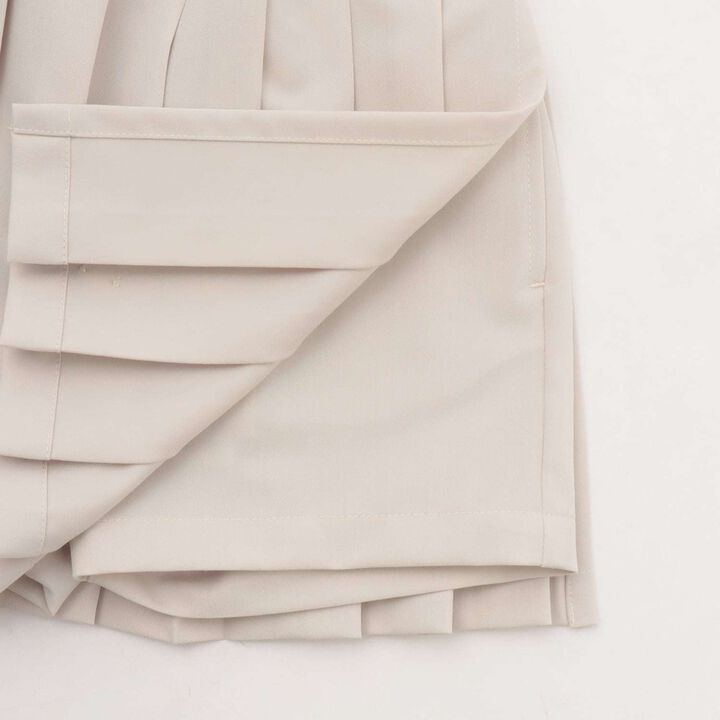 Wrap Skirt with Pleats (Includes Pants),Beige, medium image number 9