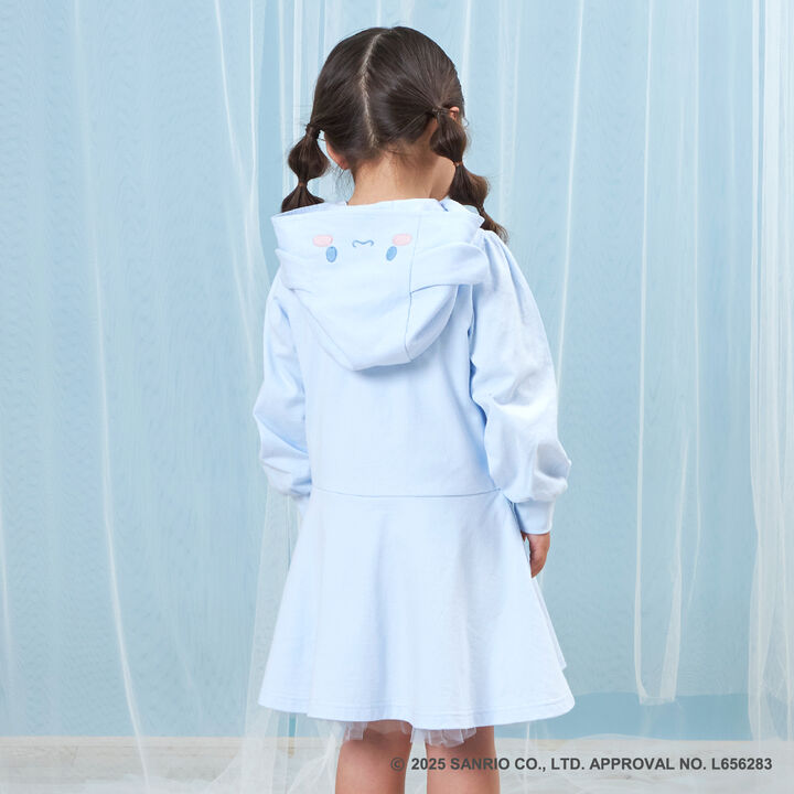 [Cinnamoroll Collaboration] One-Piece Dress with Hood,Sax blue, medium image number 7