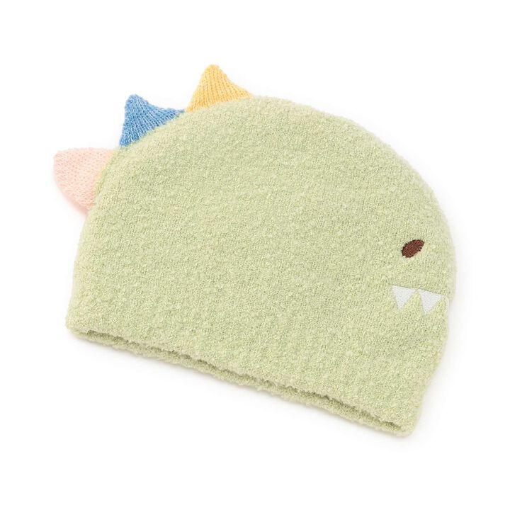 Animal Marshmallow Knit Cap,Light khaki, medium image number 3