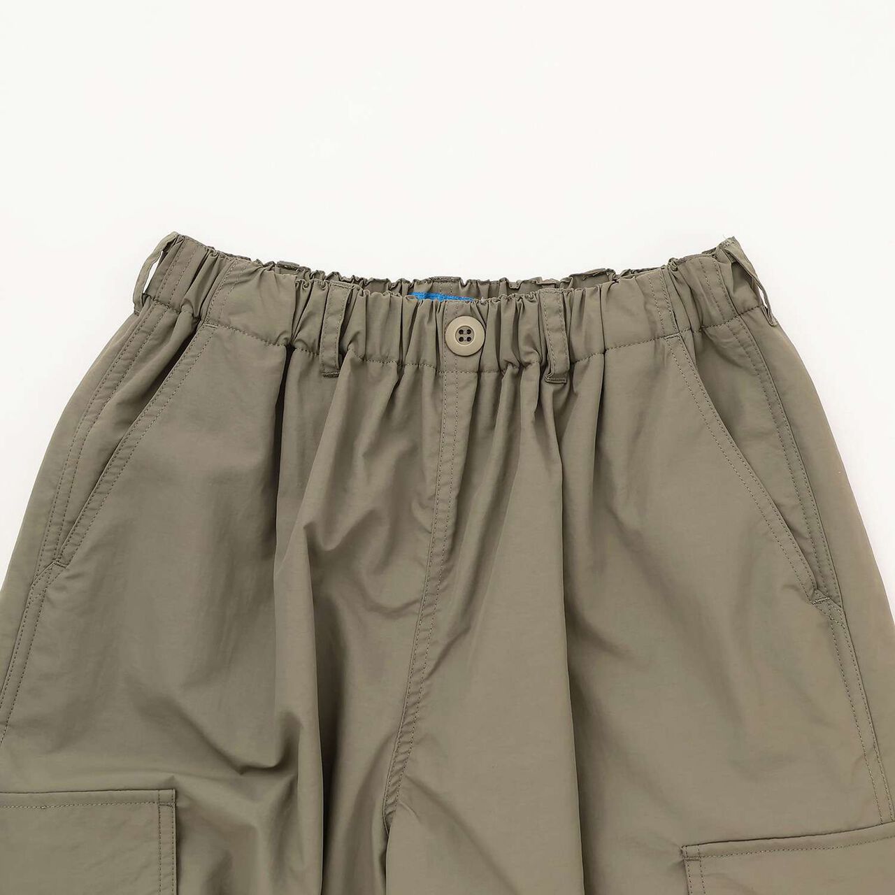 Nylon Brushed Lined Cargo Pants,Khaki, large image number 2