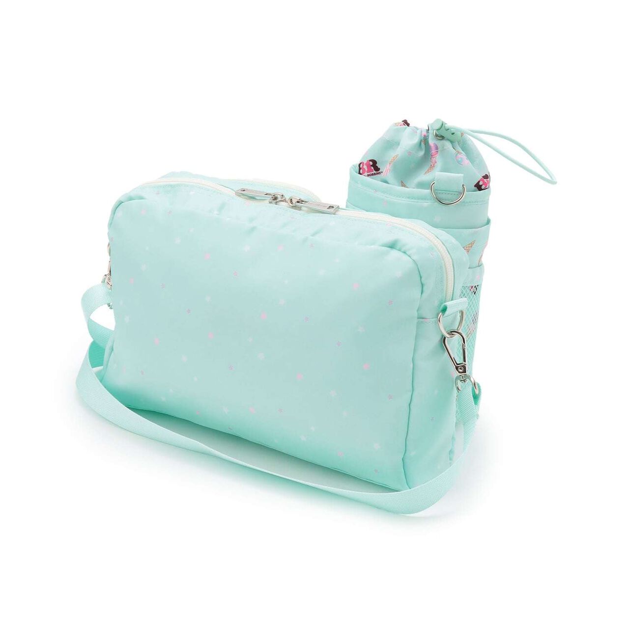 [Baskin-Robbins] Shoulder Bag with Bottle Holder,Emerald green, large image number 2