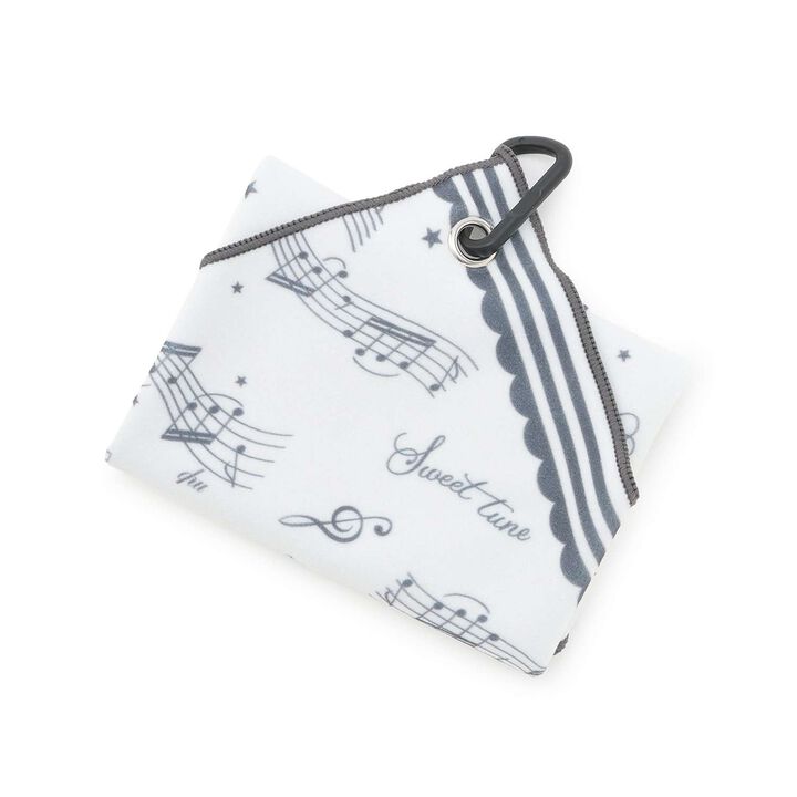 With a melody♪ Stick-On Towel,Ivory, medium image number 2