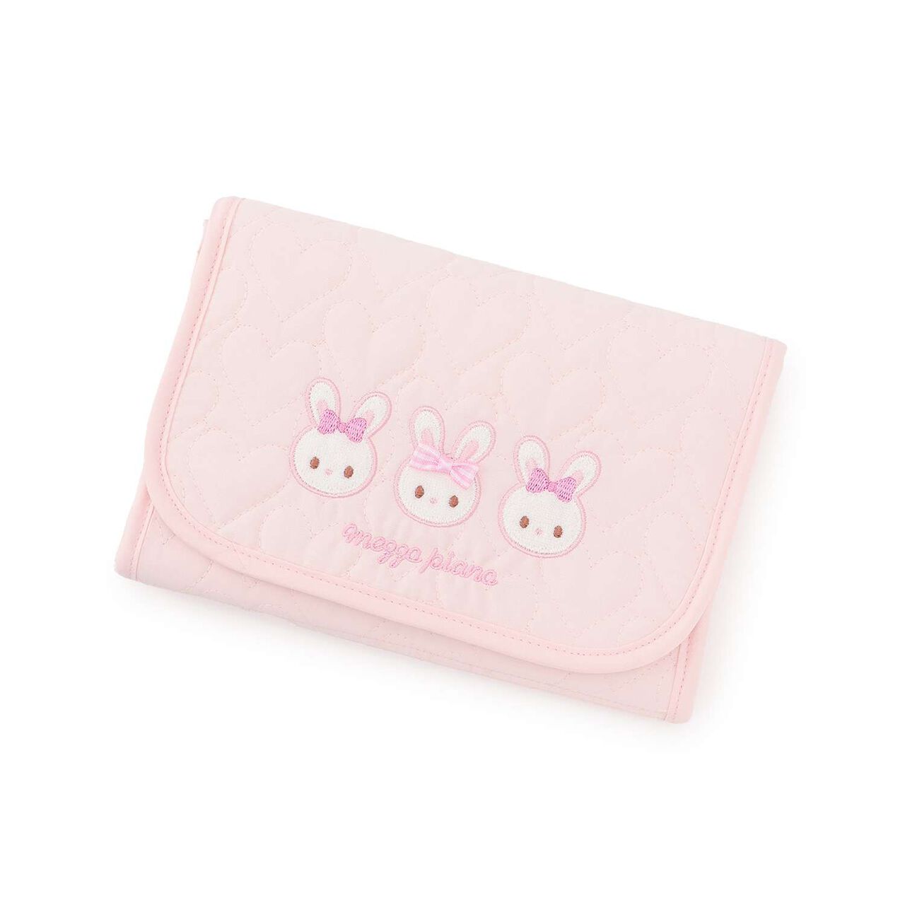 [Mezzo Piano] Rabbit Appliqué Mother-Child Multi Case,Light pink, large image number 0