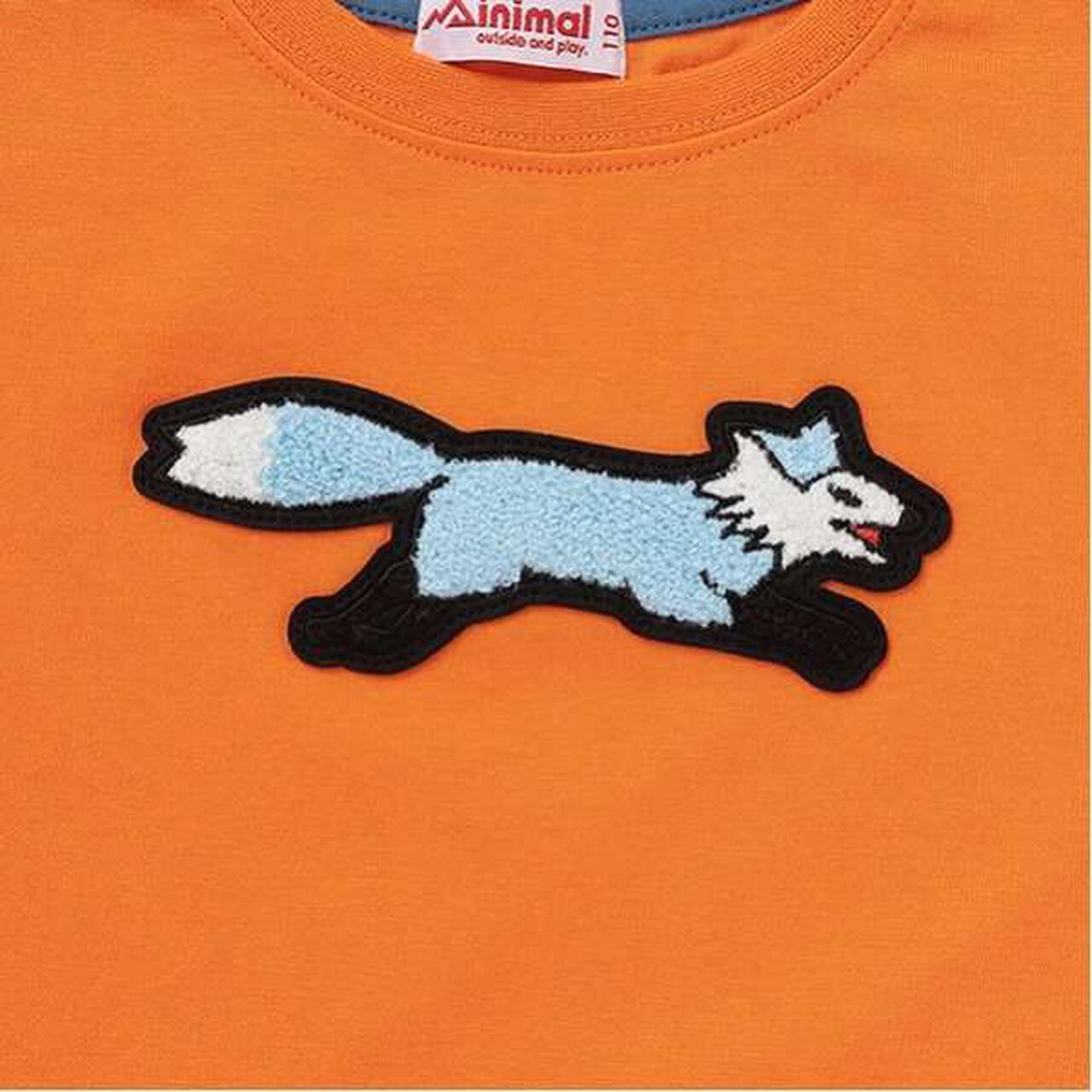 [The FOX] Anti-Stain Finish Sagara Patch T-Shirt,Magenta, large image number 13